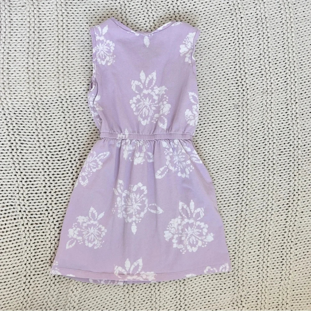 Gap Girl's Purple Sleeveless Flower Sundress for Casual Days Size Small